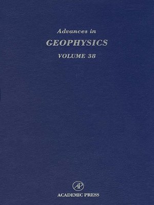 cover image of Advances in Geophysics